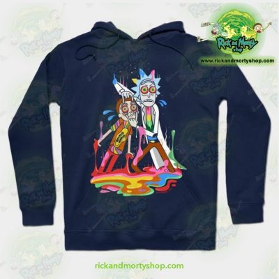 Rick & Morty Tripp Hoodie Navy Blue / S Athletic - Aop