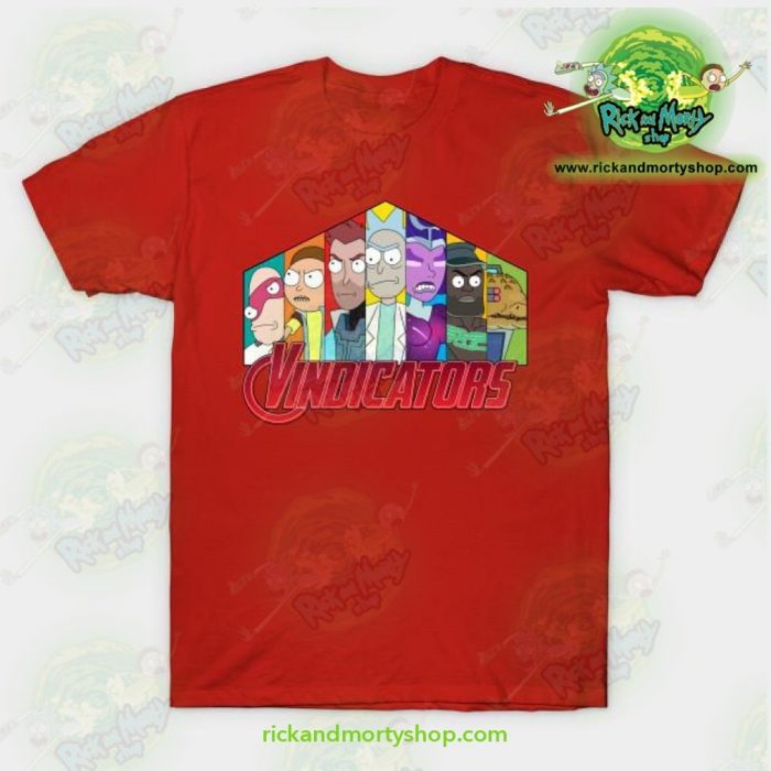 Rick & Morty Vindicators T-Shirt Red / S T-Shirt