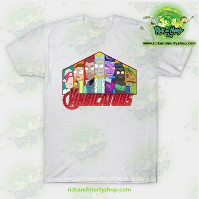 Rick & Morty Vindicators T-Shirt White / S T-Shirt