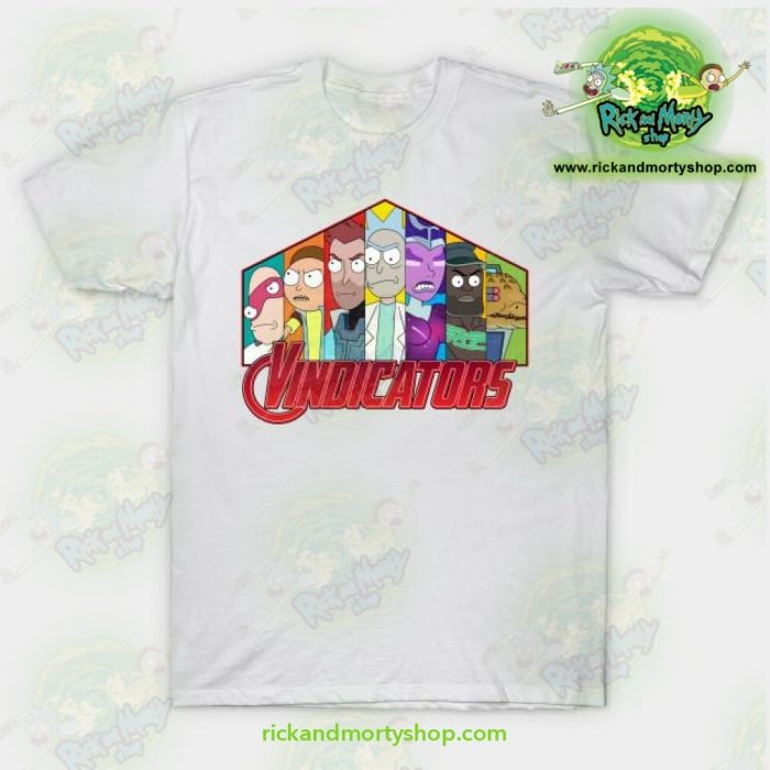 Rick & Morty Vindicators T-Shirt White / S T-Shirt