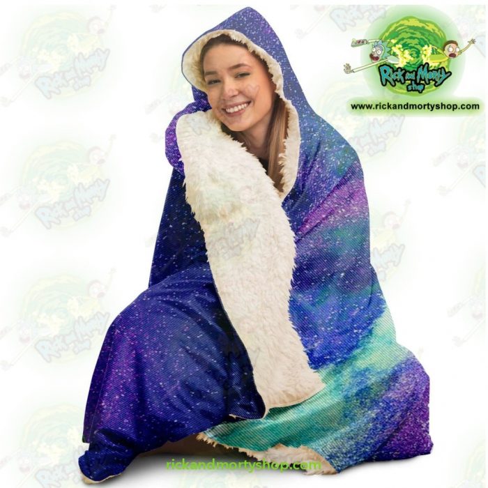 Rick Sanchez 3D Galaxy Hooded Blanket - Aop