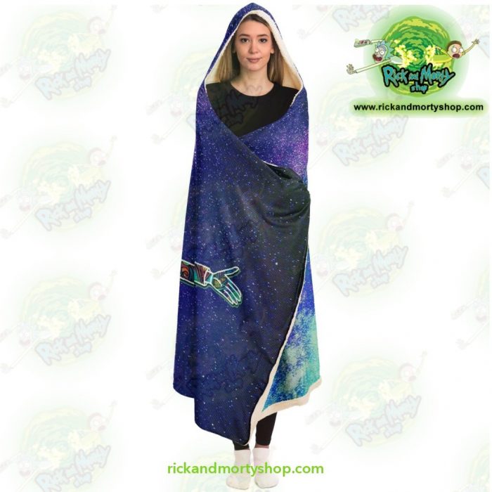 Rick Sanchez 3D Galaxy Hooded Blanket - Aop
