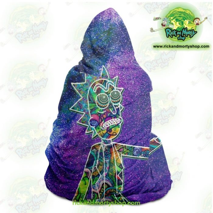 Rick Sanchez 3D Galaxy Hooded Blanket - Aop