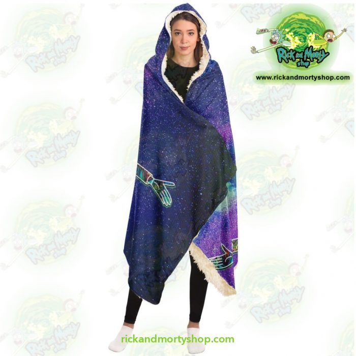 Rick Sanchez 3D Galaxy Hooded Blanket - Aop