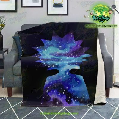 Rick Sanchez 3D Galaxy Microfleece Blanket Premium - Aop