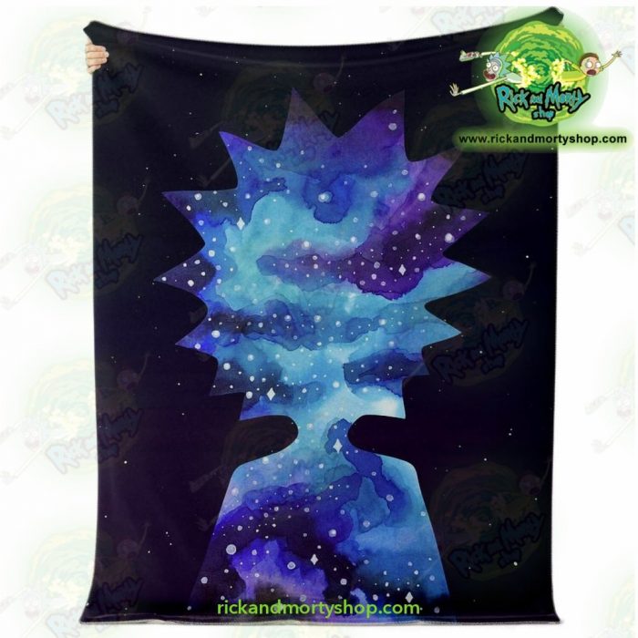 Rick Sanchez 3D Galaxy Microfleece Blanket Premium - Aop