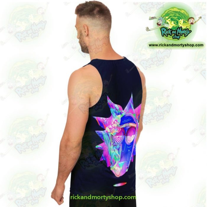 Ricks Face Diamond 3D Tank Top Unisex - Aop