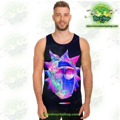Ricks Face Diamond 3D Tank Top Unisex - Aop