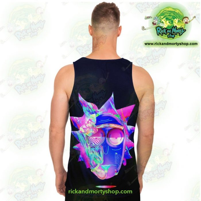 Ricks Face Diamond 3D Tank Top Unisex - Aop