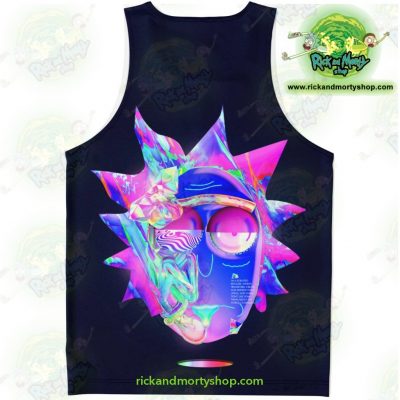 Ricks Face Diamond 3D Tank Top Unisex - Aop