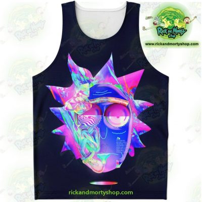 Ricks Face Diamond 3D Tank Top Xs Unisex - Aop