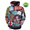 2021 Rick And Morty Theme 3D Hoodie
