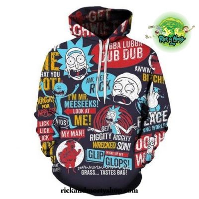 2021 Rick And Morty Theme 3D Hoodie
