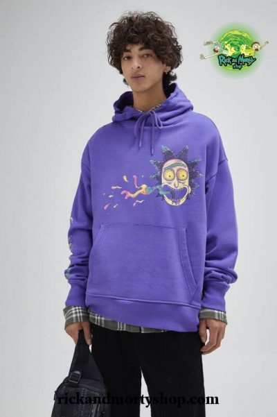 Black Rick and Morty sweatshirt