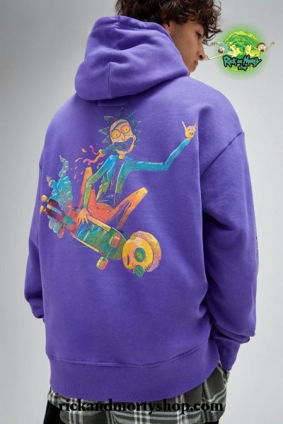 Black Rick and Morty sweatshirt