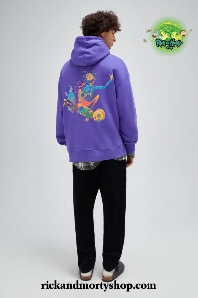Black Rick and Morty sweatshirt
