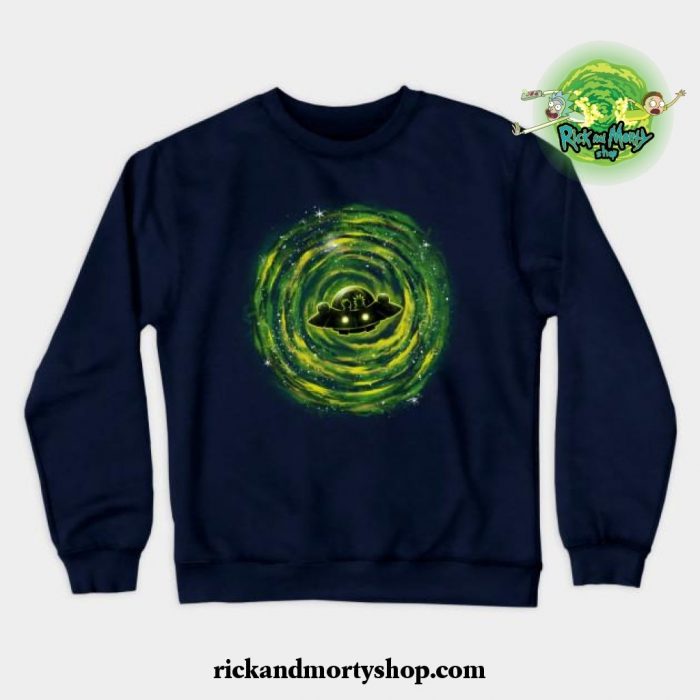 Dimensional Rikt Crewneck Sweatshirt Navy Blue / S