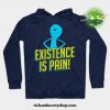 Existence Is Pain Classic Mr. Meeseeks Comic Block Letters Hoodie Navy Blue / S