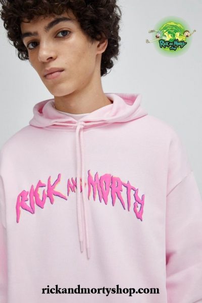 Pink Rick and Morty sweatshirt