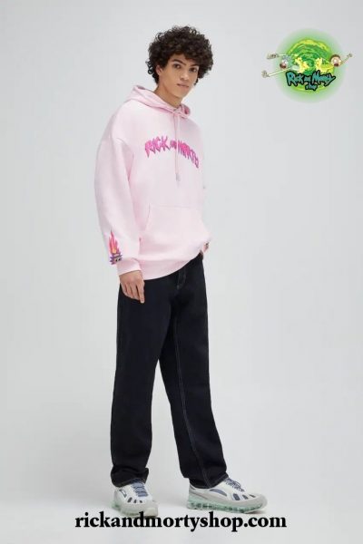 Pink Rick and Morty sweatshirt