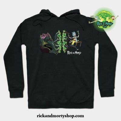 Rick _ Morty_S Cthulhu Portal Hoodie Black / S