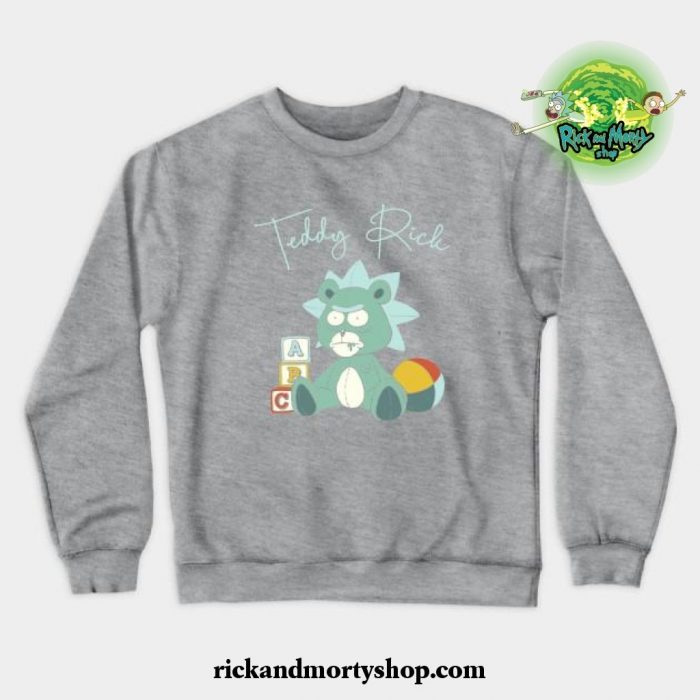 Teddy Rick Crewneck Sweatshirt Gray / S