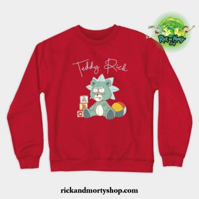Teddy Rick Crewneck Sweatshirt Red / S