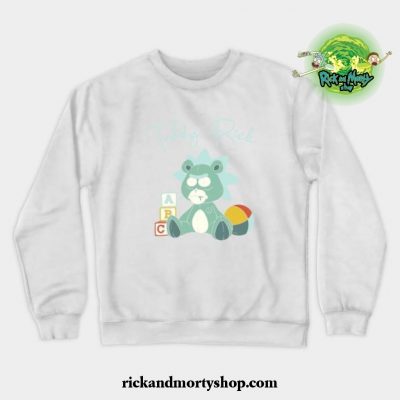 Teddy Rick Crewneck Sweatshirt White / S