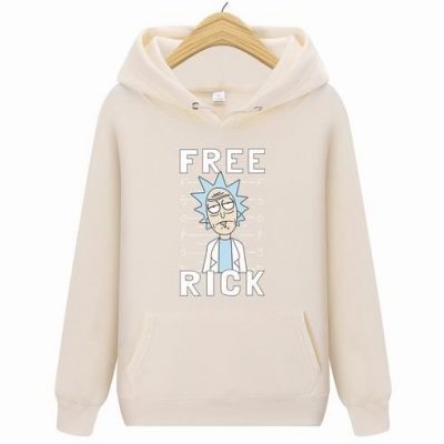Rik Sanches Free Rik Hoodie khaki - Rick And Morty Shop