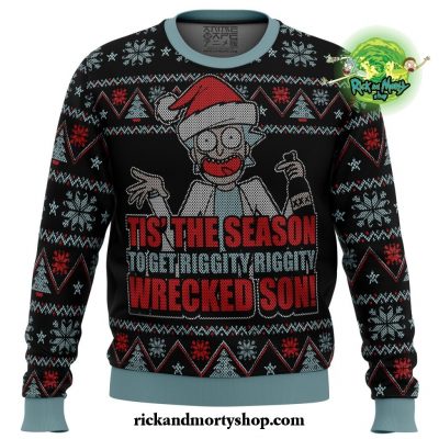 Rick And Morty Tis The Season Ugly Christmas Sweater