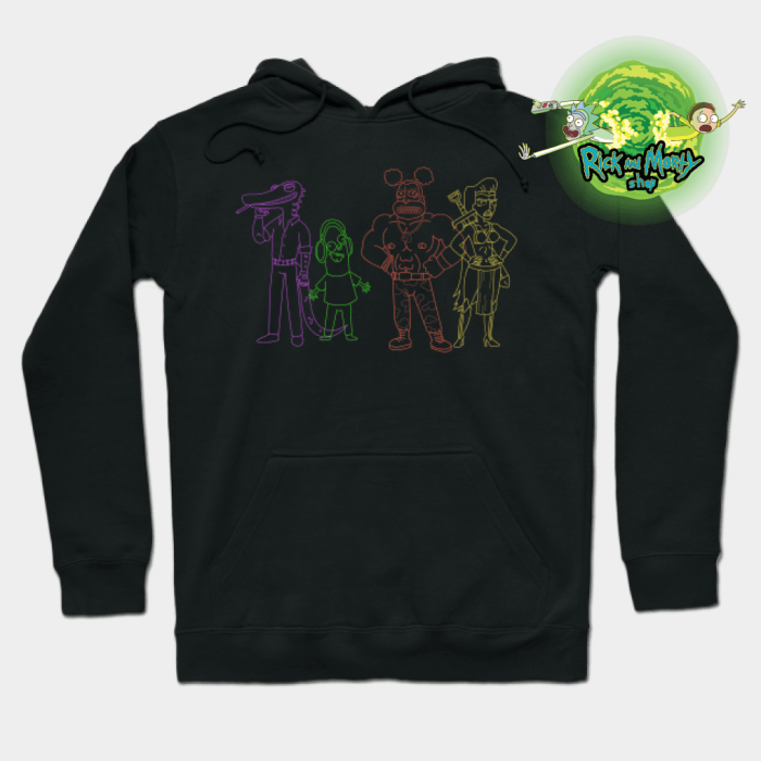 Interdimensional Cable Hoodie Black / S