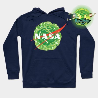 Nasa Rick Hoodie Navy Blue / S