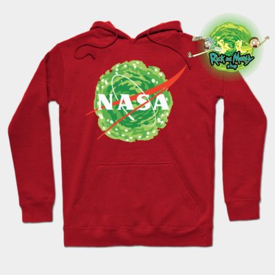 Nasa Rick Hoodie Red / S