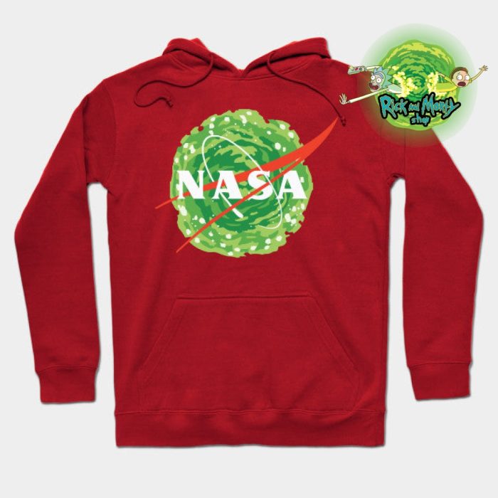 Nasa Rick Hoodie Red / S