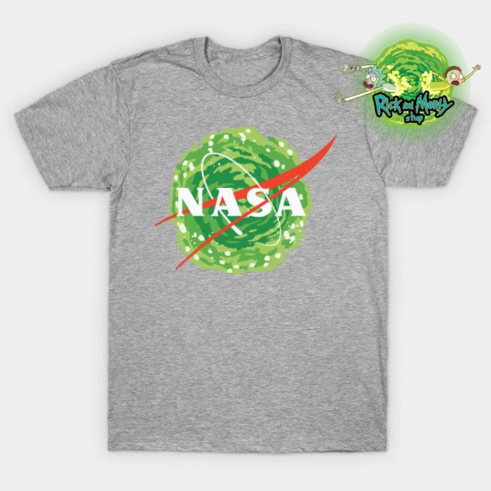 Nasa Rick T-Shirt Gray / S