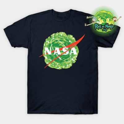 Nasa Rick T-Shirt Navy Blue / S