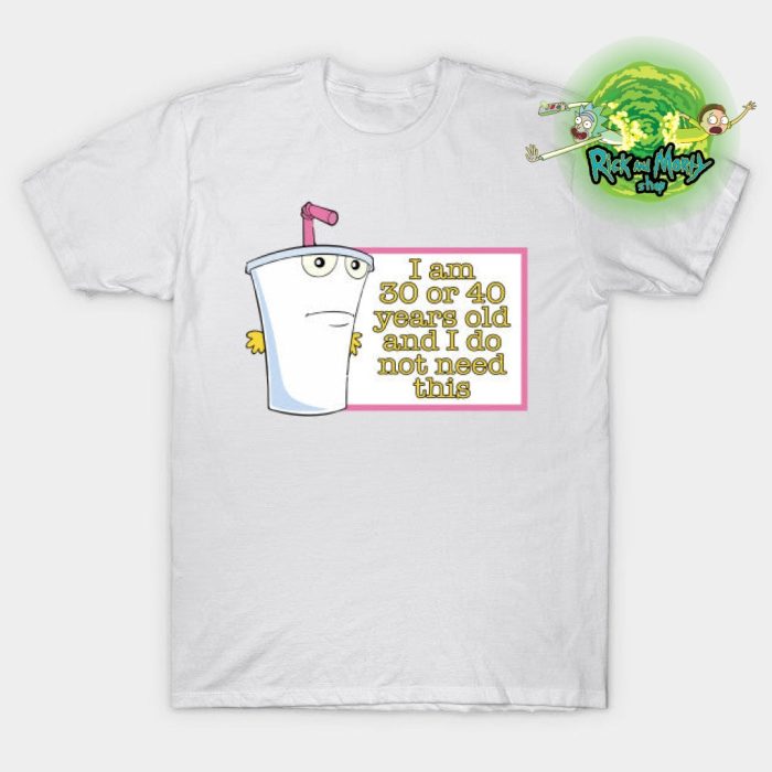 Rick And Morty 30 Or 40 T-Shirt White / S