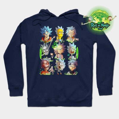Rick Sanchez Hoodie Navy Blue / S