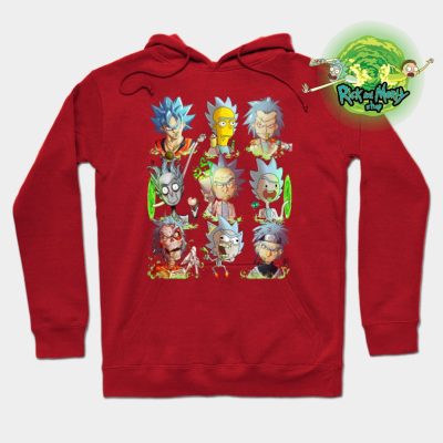 Rick Sanchez Hoodie Red / S