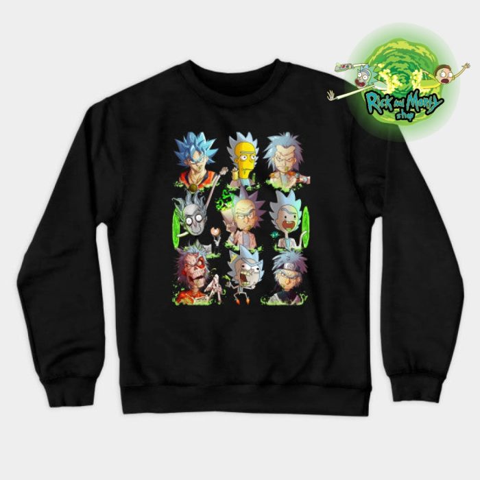 Rick Sanchez Sweatshirt Black / S