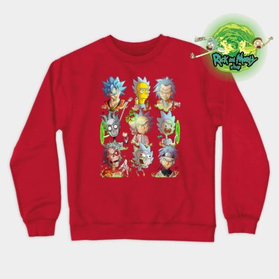 Rick Sanchez Sweatshirt Red / S