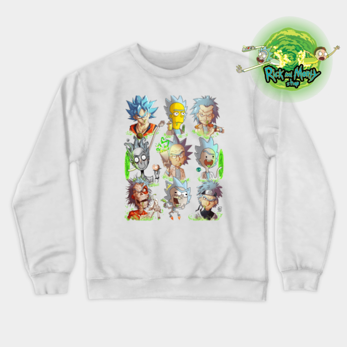 Rick Sanchez Sweatshirt White / S