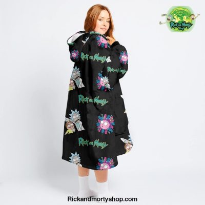 Rick And Morty 3D Oversized Fleece Hoodie