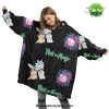 Rick And Morty 3D Oversized Fleece Hoodie