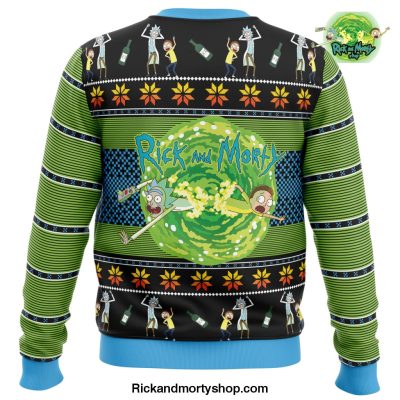 Rick And Morty Lets Get Schwifty! Ugly Christmas Sweater