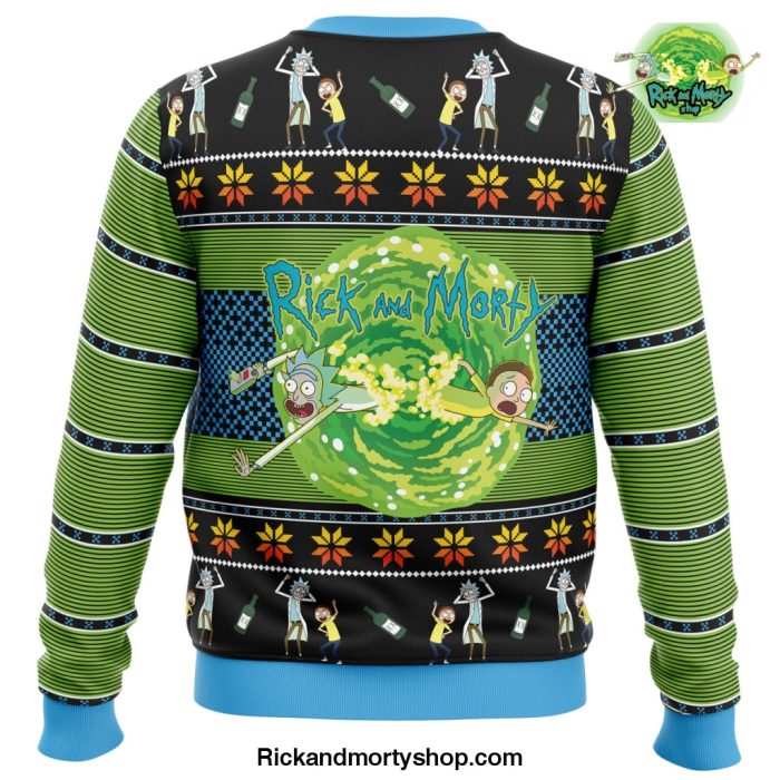 Rick And Morty Lets Get Schwifty! Ugly Christmas Sweater