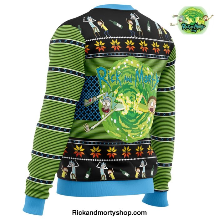 Rick And Morty Lets Get Schwifty! Ugly Christmas Sweater
