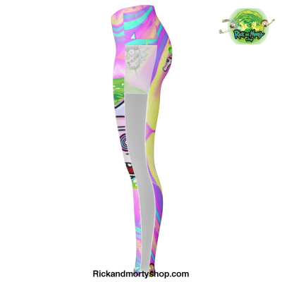 Rick And Morty Mesh Leggings