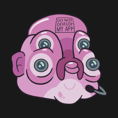 Do Not Develop My App Crewneck Sweatshirt Official Cow Anime Merch