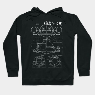 Ricks Car Hoodie Official Cow Anime Merch